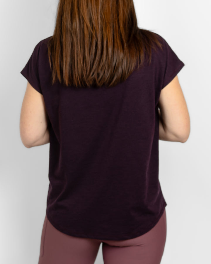 Marley Relaxed Deep Plum T-Shirt