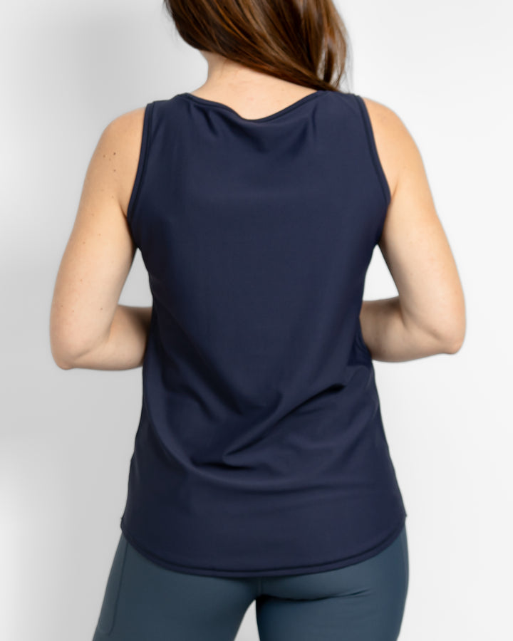 Vigga Fitted Deep Blue Top