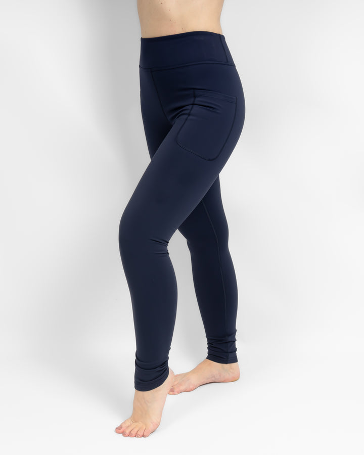 Aya Deep Blue Winter Leggings