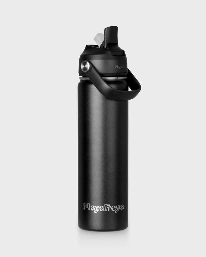 Luna Water Bottle Black  650 ml