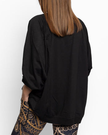 Marley Relaxed Black Shirt