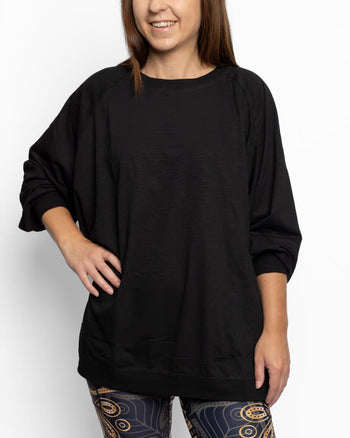 Marley Relaxed Black Shirt
