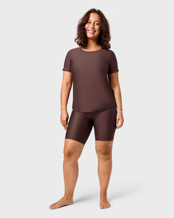 Signature Brown Shorts