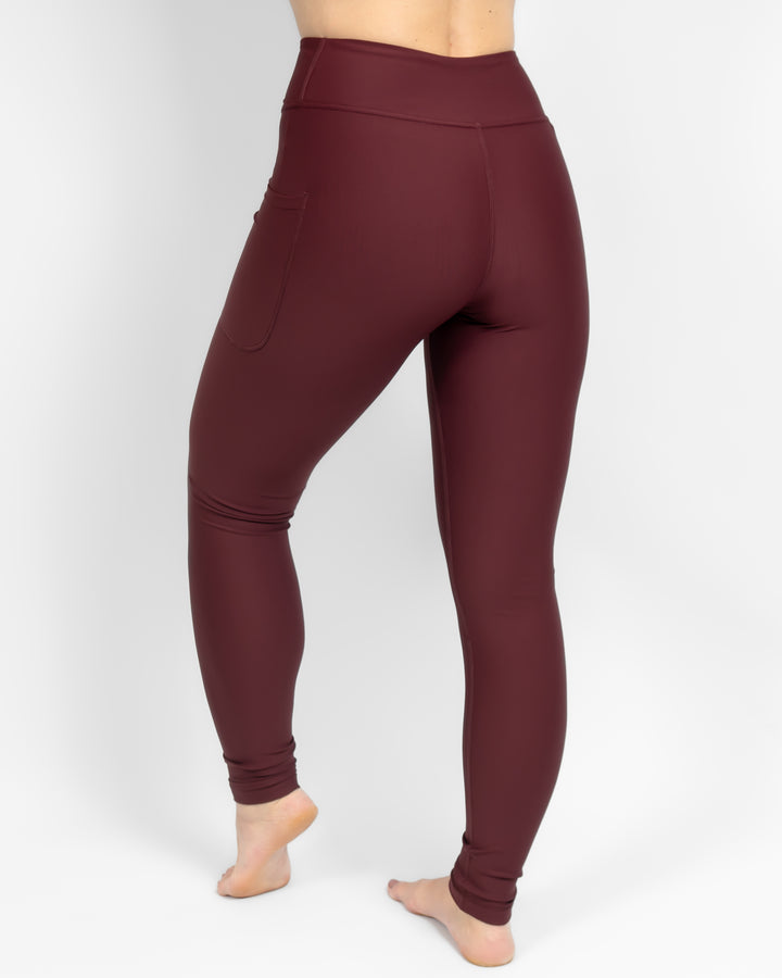 Deep Bordeaux Leggings