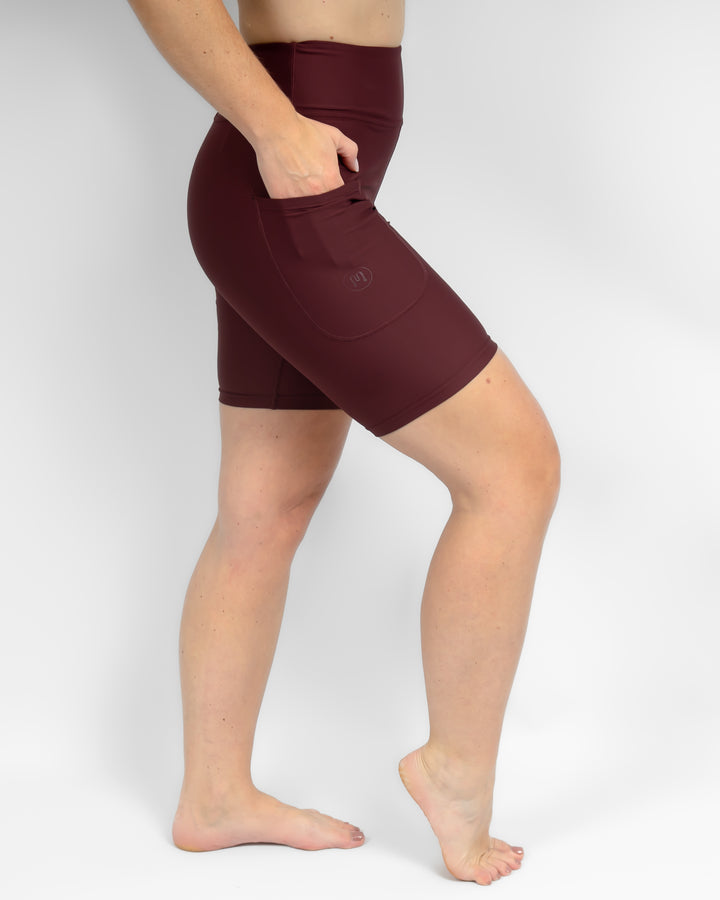 Deep Bordeaux Shorts