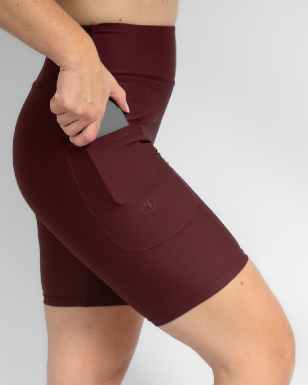 Deep Bordeaux Shorts