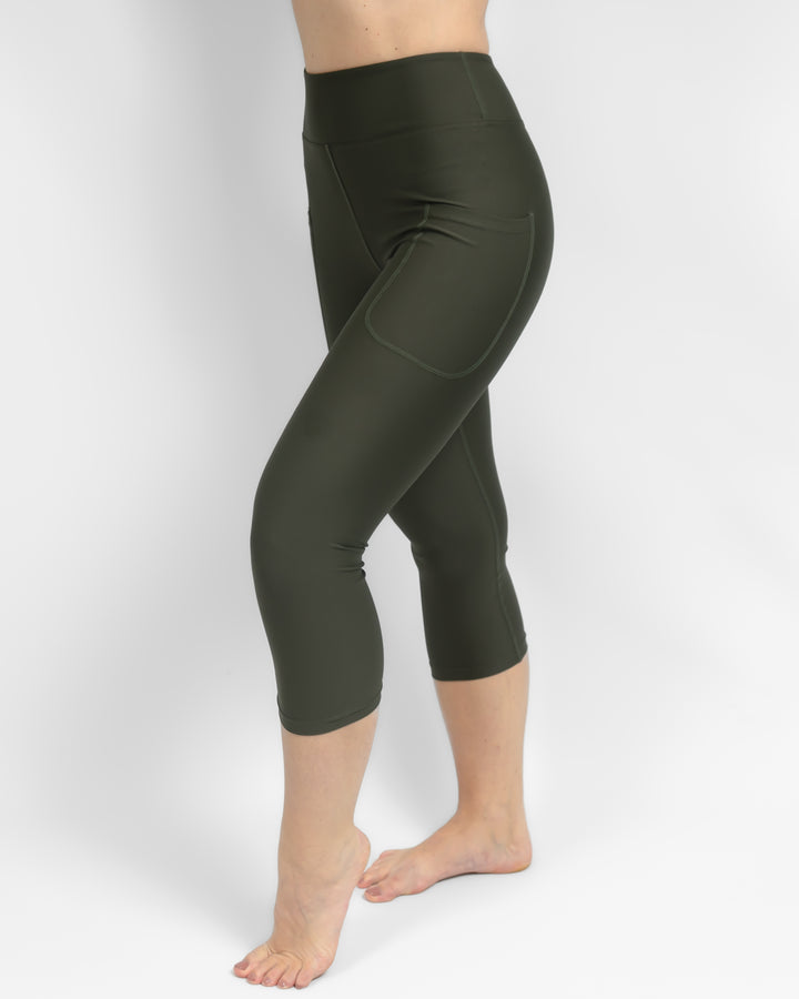Deep Olive Capri