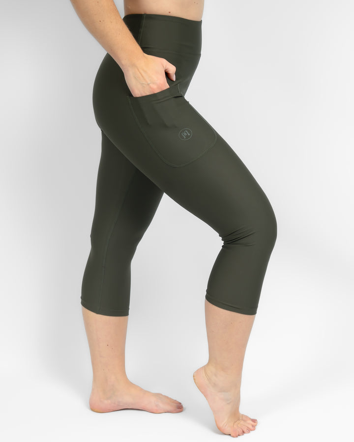 Deep Olive Capri