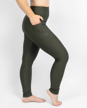 Signature Deep Olive Leggings