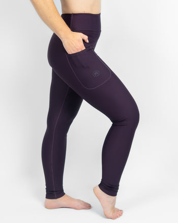 Signature Deep Plum Leggings