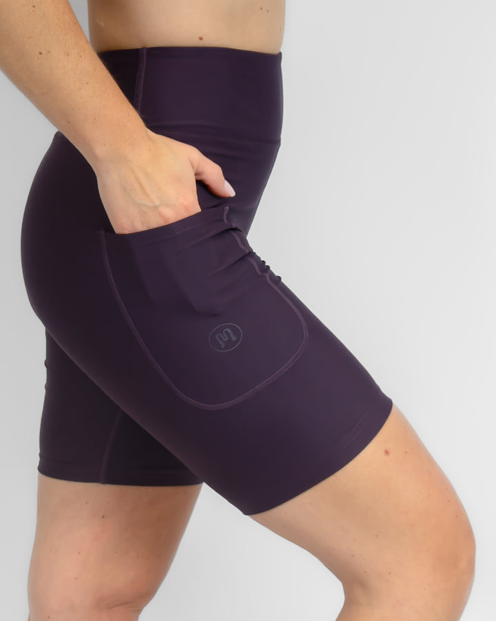 Deep Plum Shorts