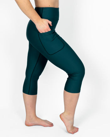 Signature Deep Teal Capri