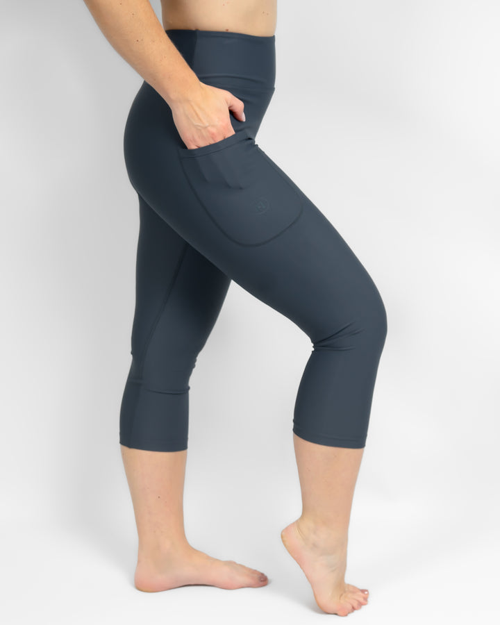 Dusty Blue Capri