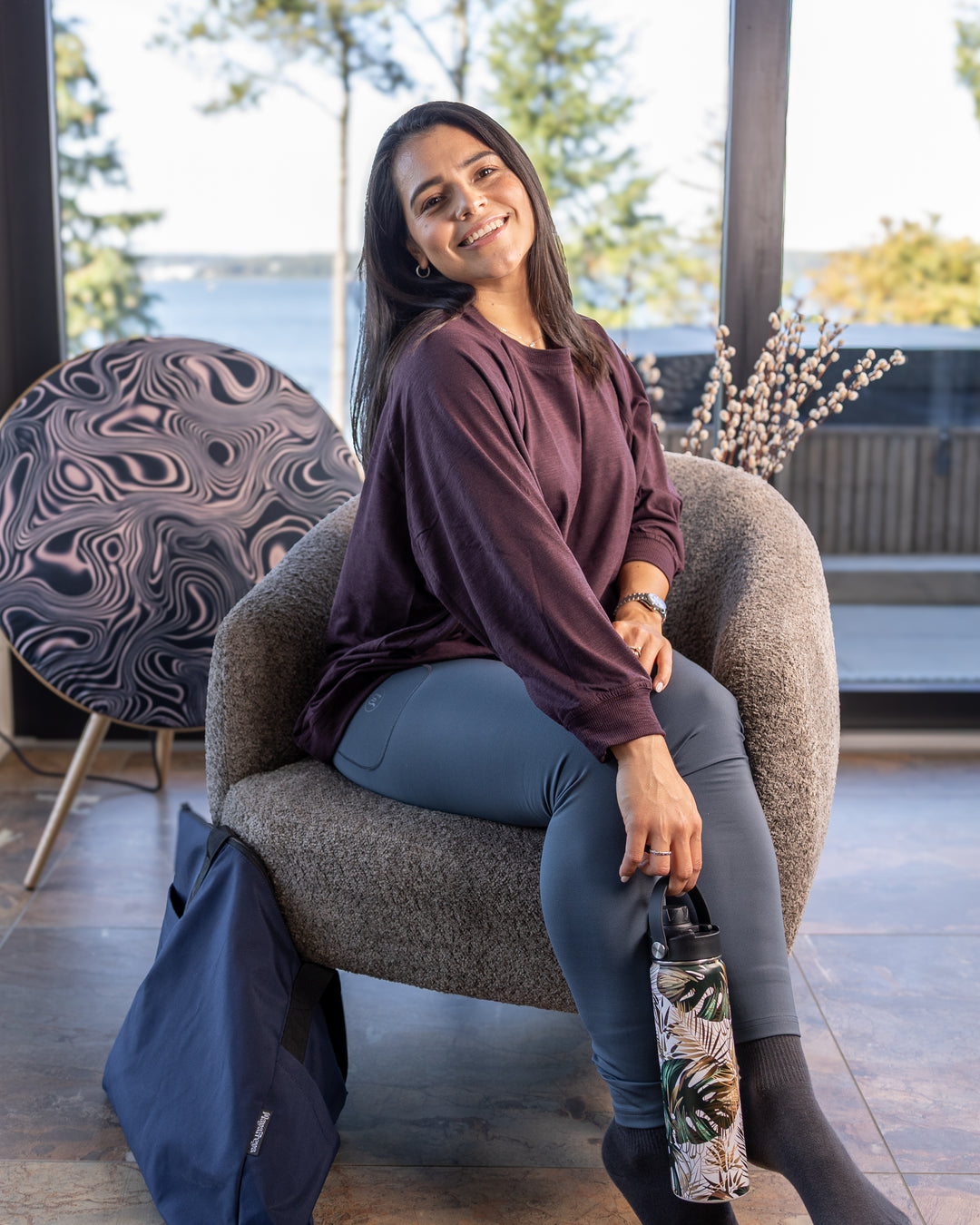 Dusty Blue Leggings