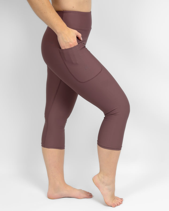 Dusty Rose Capri