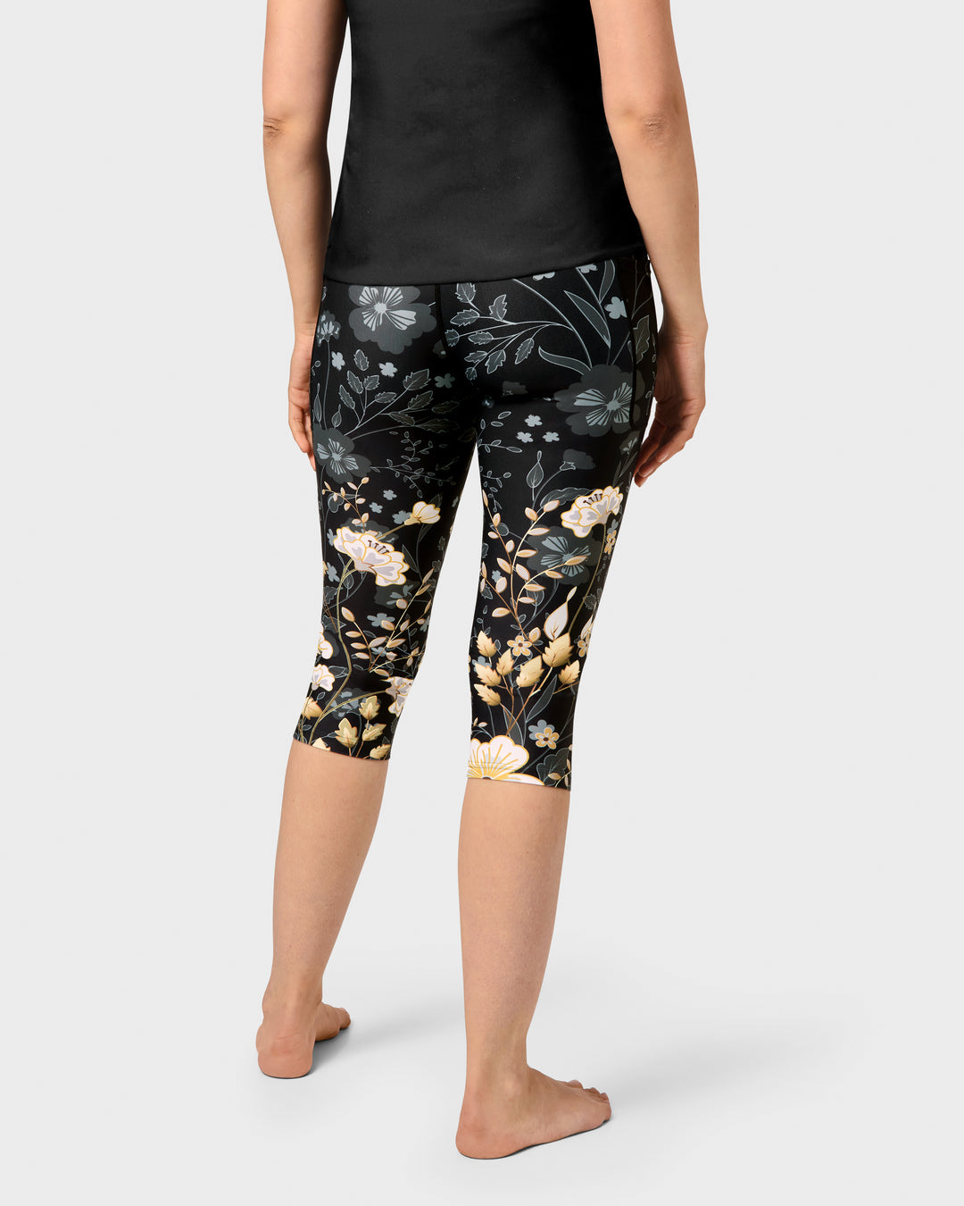 Elegant Floral Capri
