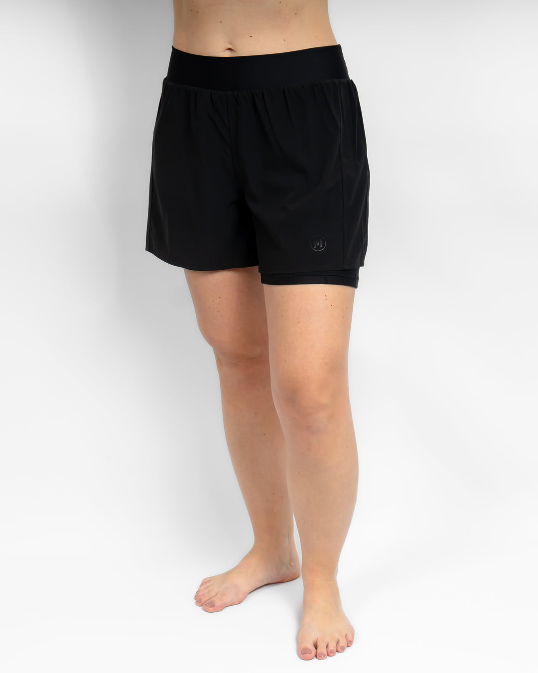 Freya Black Shorts