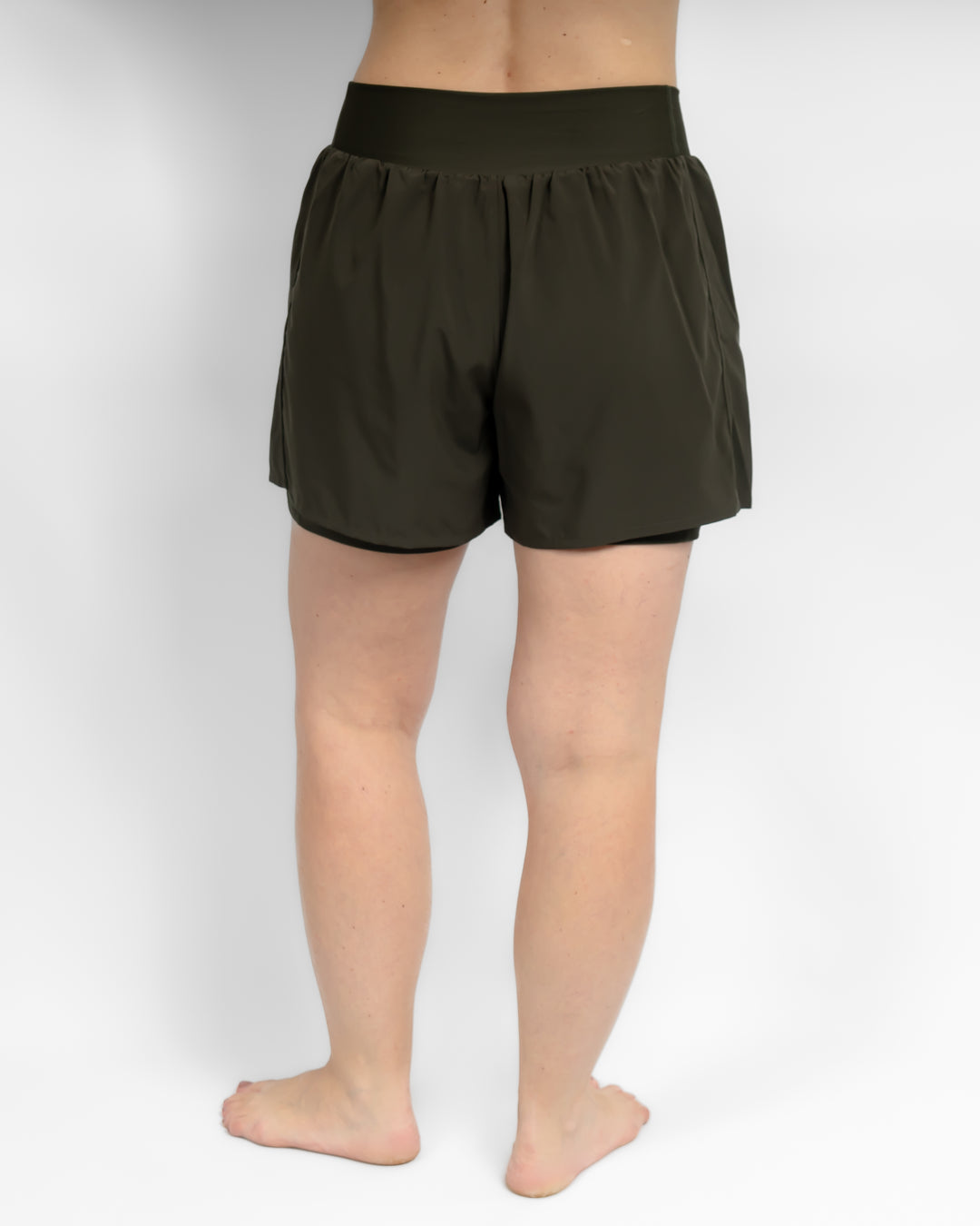 Freya Deep Olive Shorts
