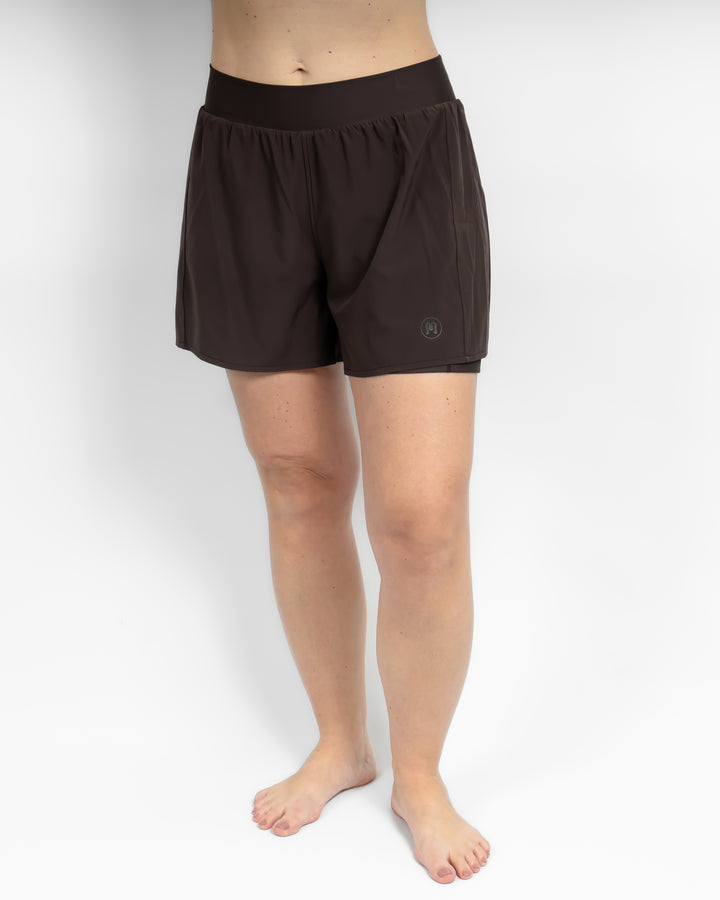 Freya Mocha Brown Shorts