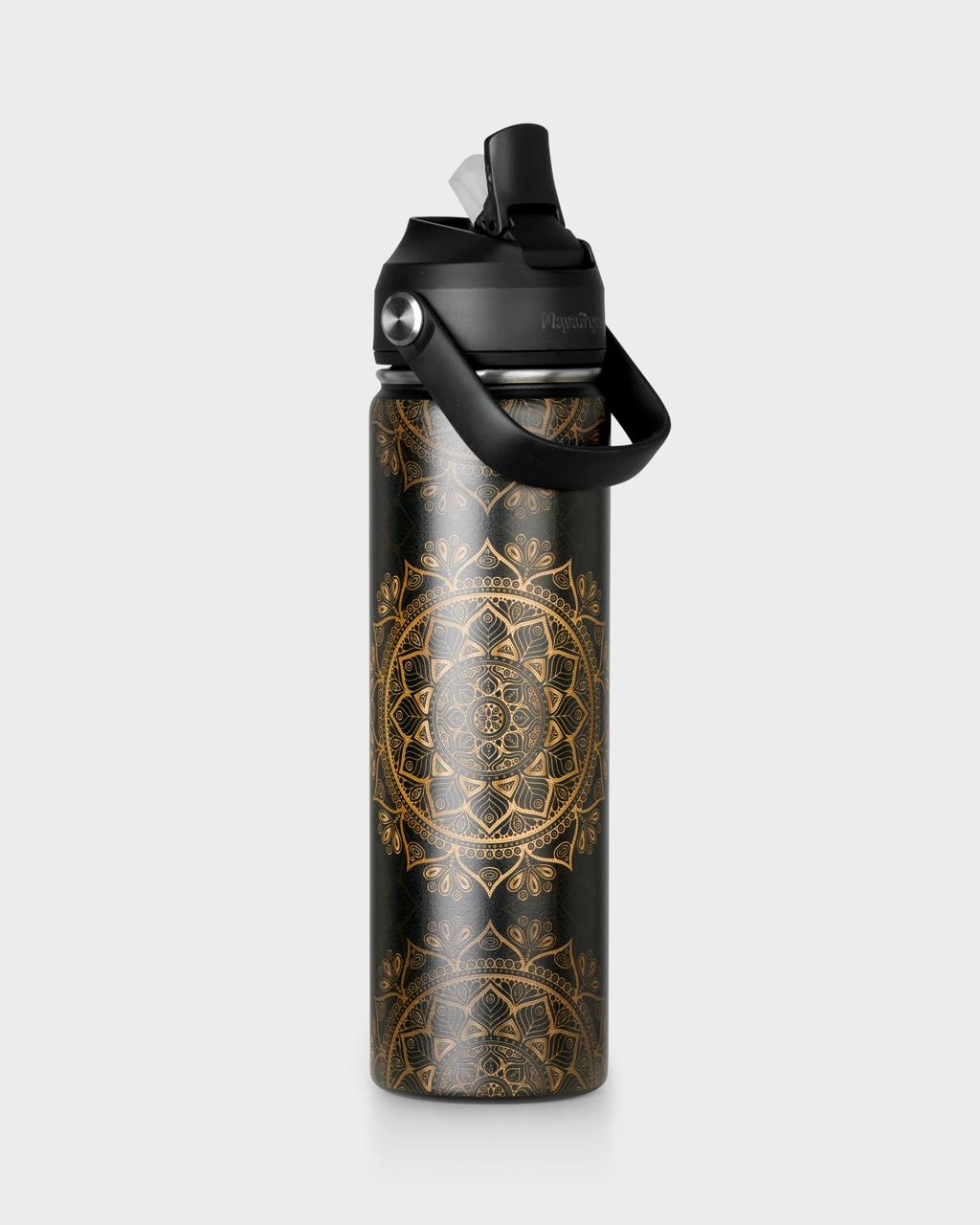 Luna Water Bottle Golden Mandala  650 ml