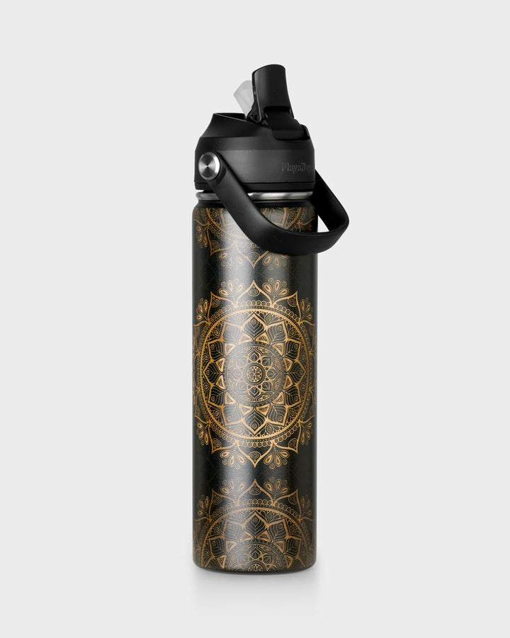 Luna Water Bottle Golden Mandala  650 ml