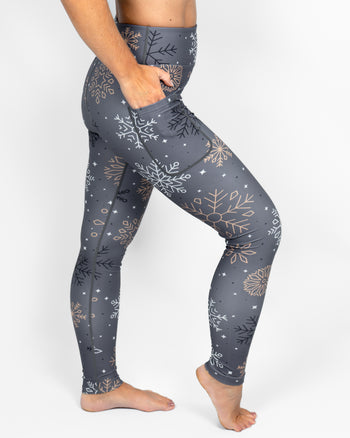 Signature Grey Snowflake Leggings