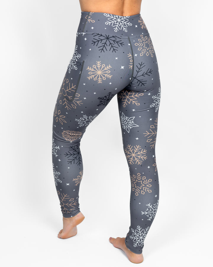 Signature Gray Snowflake Leggings