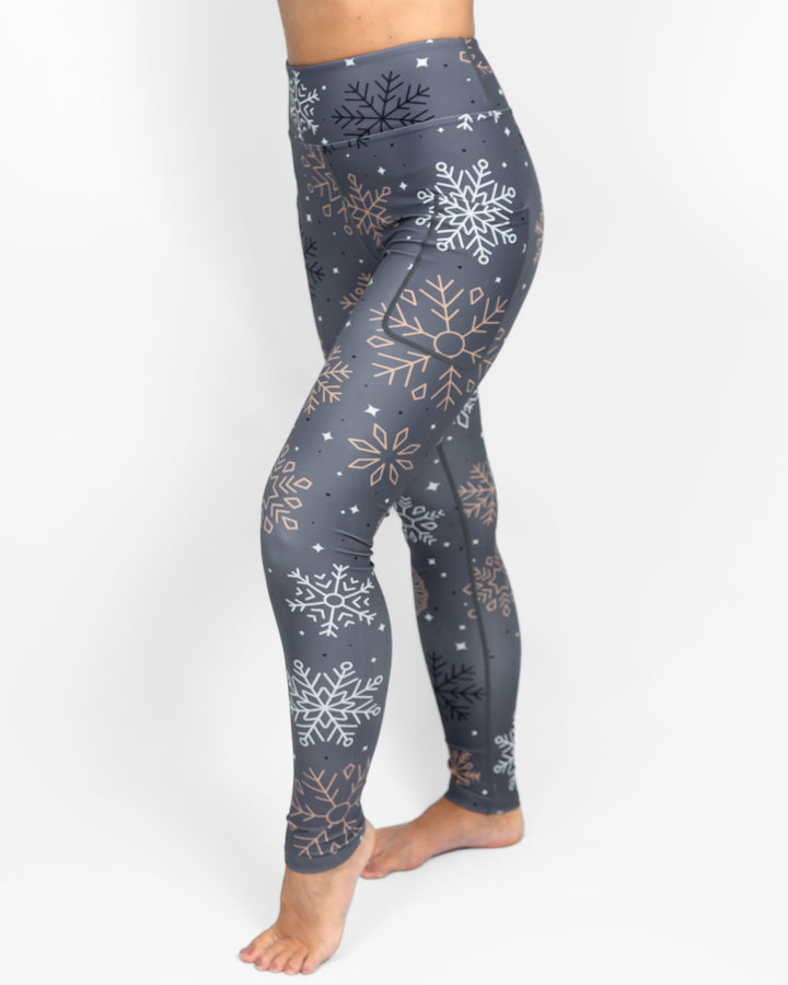 Signature Gray Snowflake Leggings