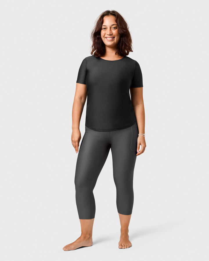 Signature Gray Capri