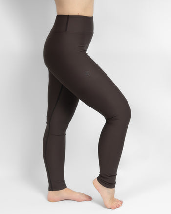 Hope Mocha Brown Leggings Without Pockets