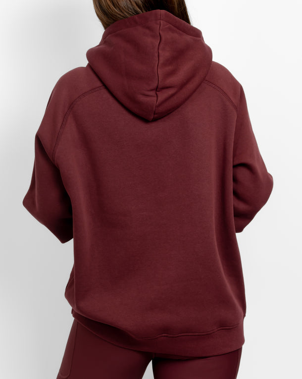 Ida Classic Deep Bordeaux Hoodie