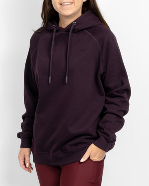 Ida Classic Deep Plum Hoodie