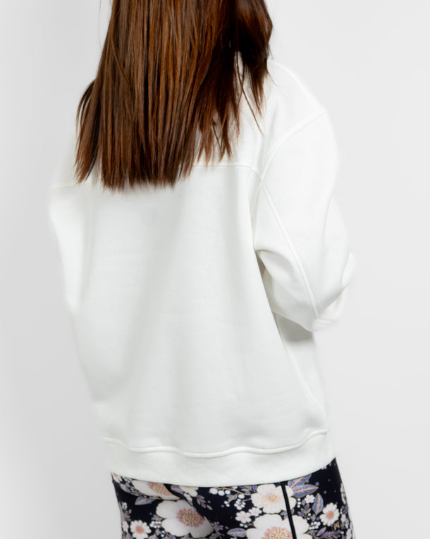 Ida Classic Off-White Sweatshirt