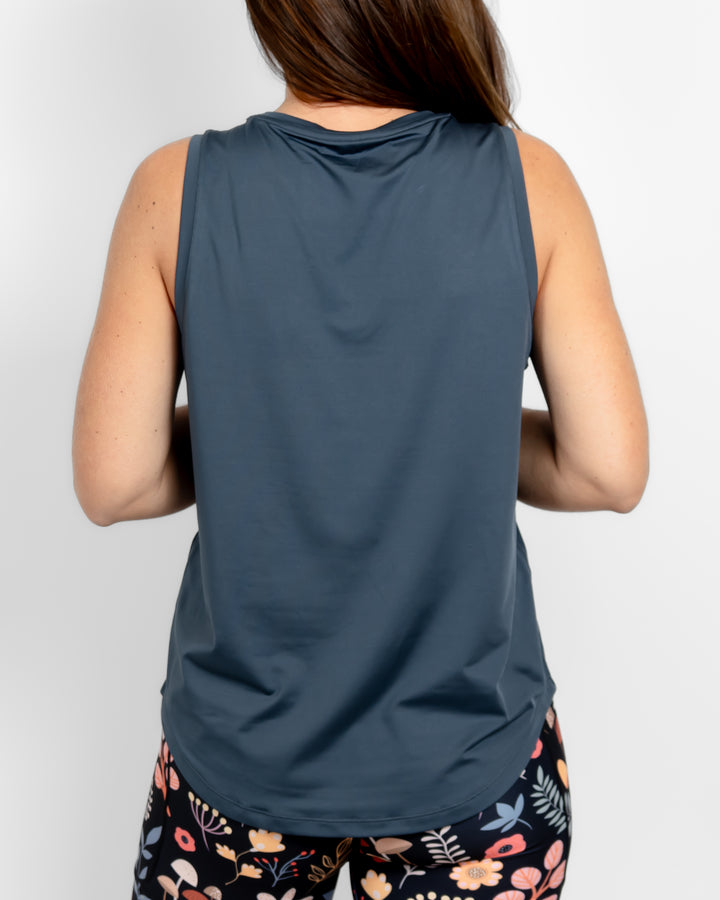 Lea Dusty Blue Top