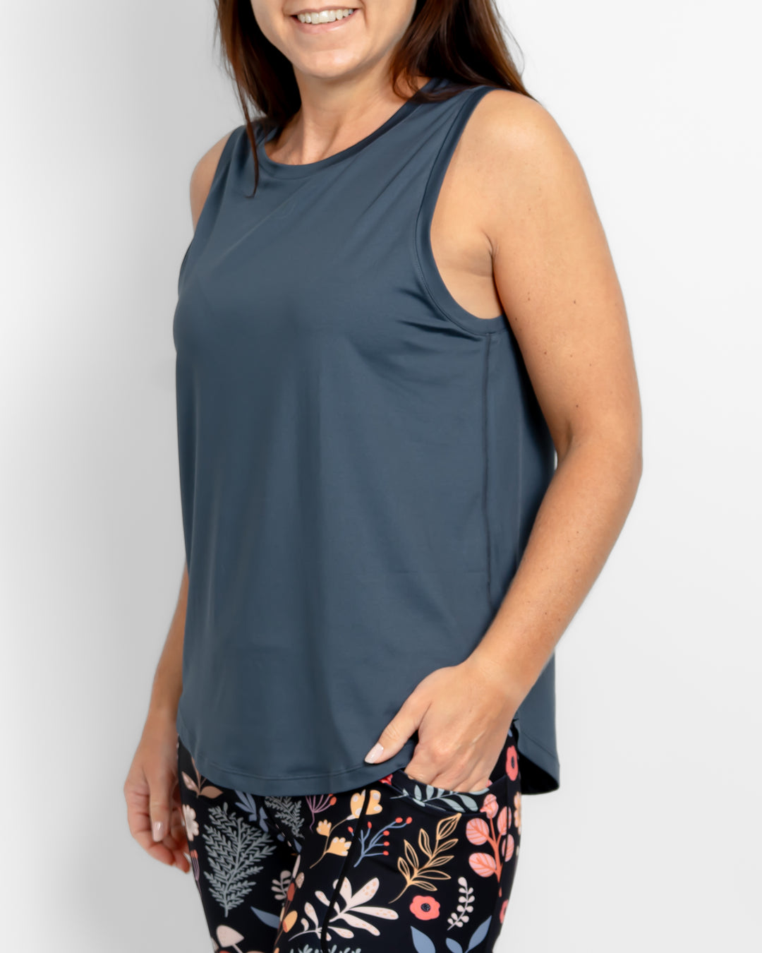 Lea Dusty Blue Top