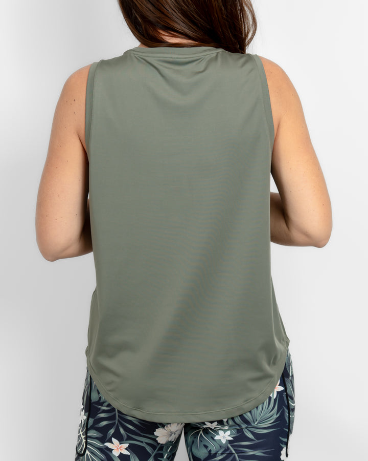 Lea Dusty Green Top