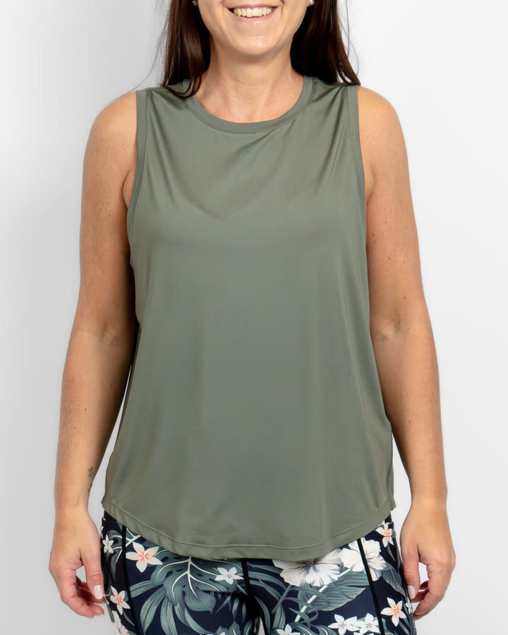 Lea Dusty Green Top