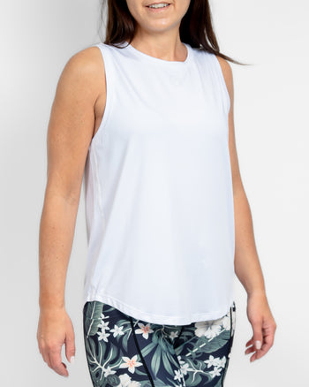 Lea White Sports Top