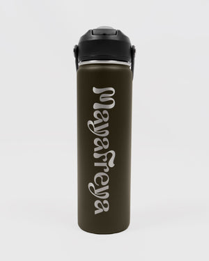 Luna Deep Olive Water Bottle 650ml