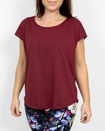 Marley Relaxed Bordeaux T-Shirt