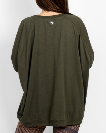 Marley Relaxed Deep Olive Shirt