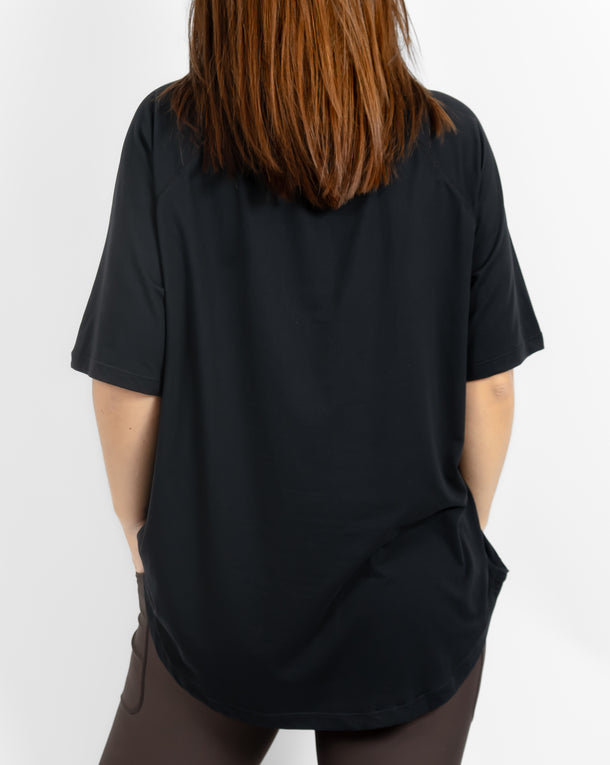 Mira Relaxed Black T-Shirt