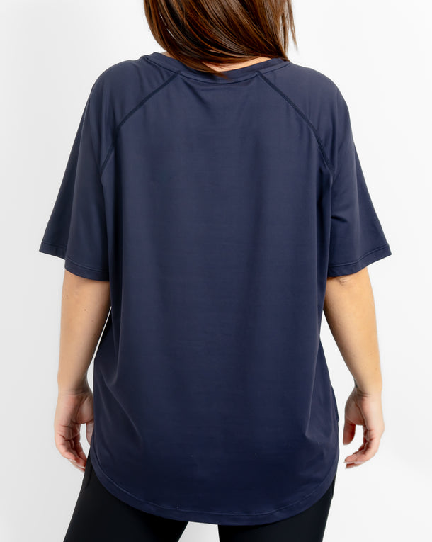 Mira Relaxed Deep Blue T-Shirt