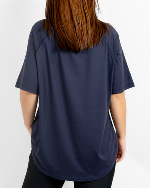 Mira Relaxed Deep Blue T-Shirt