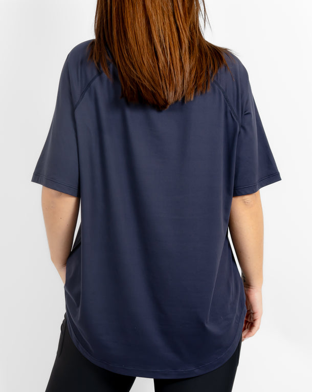 Mira Relaxed Deep Blue T-Shirt
