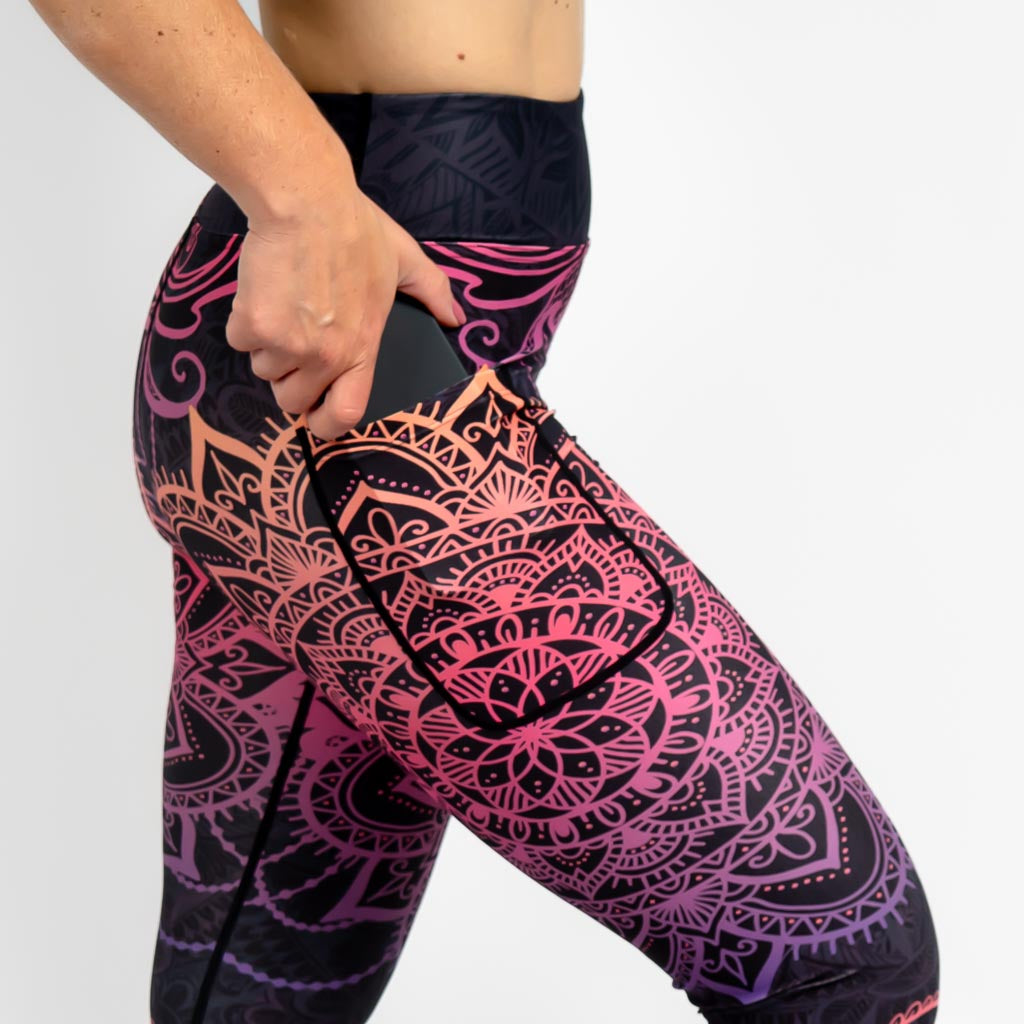 Peach Mandala Leggings