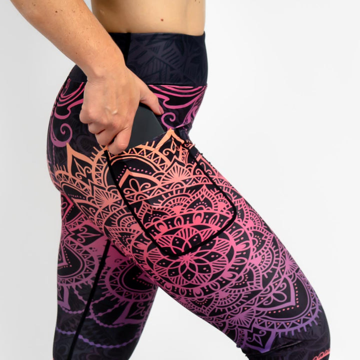 Peach Mandala Leggings