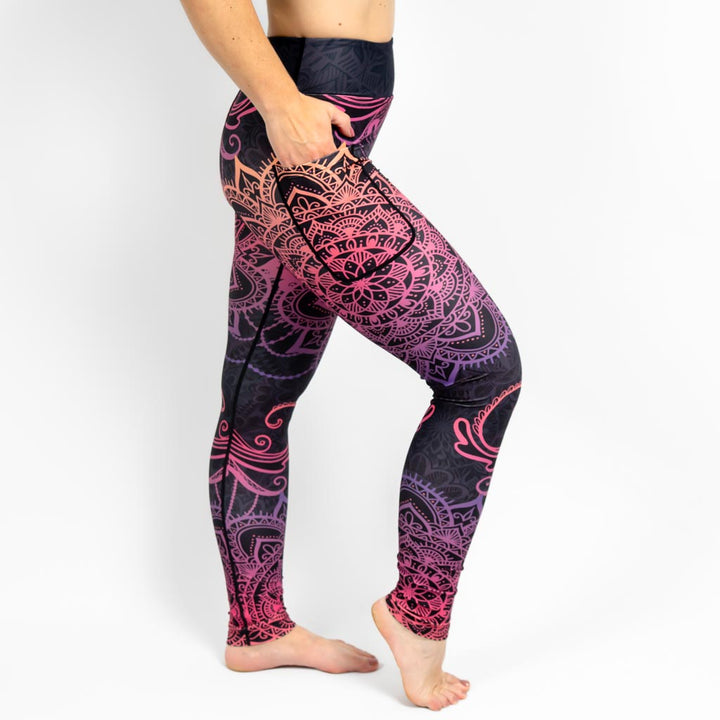 Peach Mandala Leggings