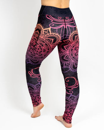Signature Peach Mandala Leggings