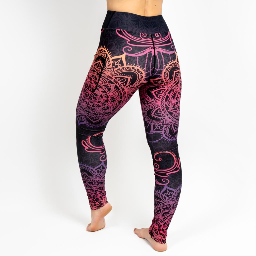Peach Mandala Leggings
